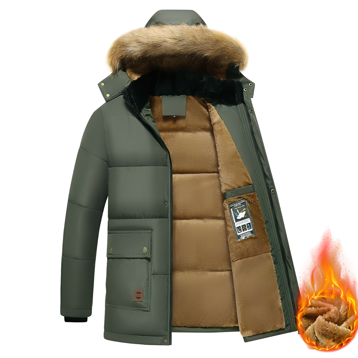 Crispian - Cozy jacket with hood