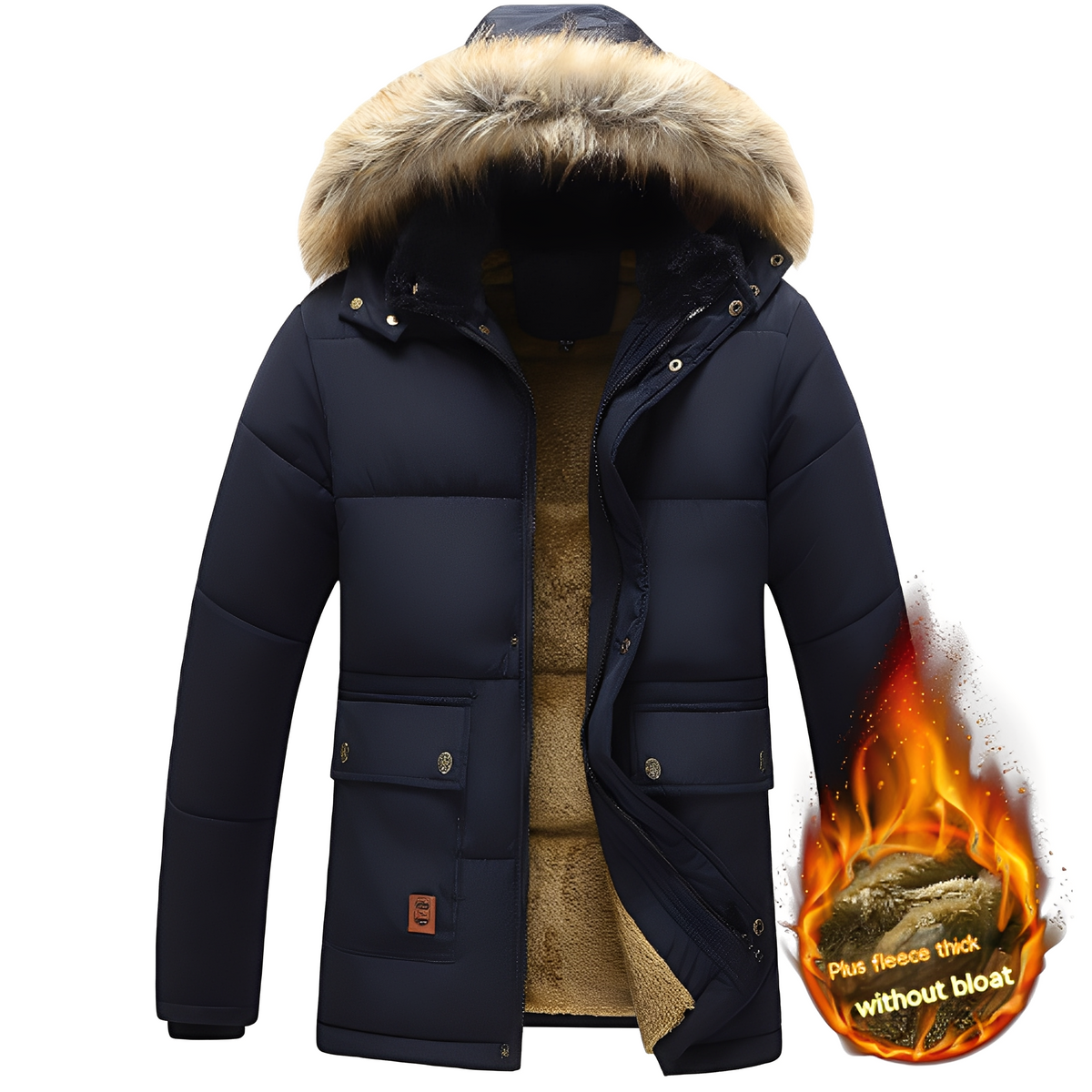 Crispian - Cozy jacket with hood
