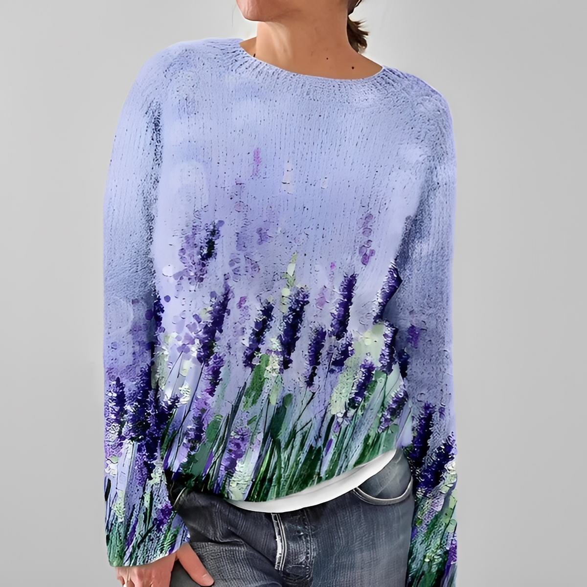 Liliane - Stylish sweater with crew neck