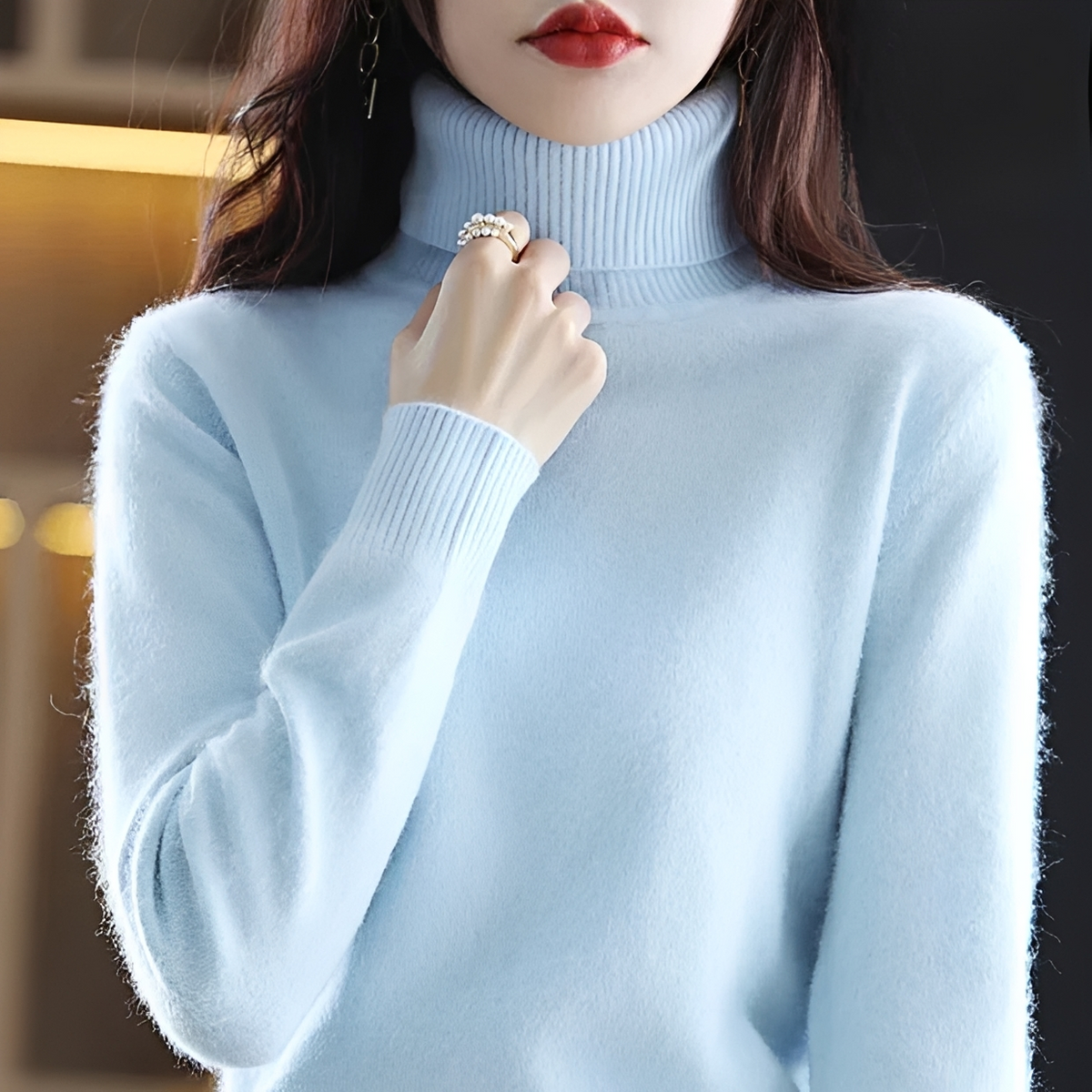 Letizia - Cozy turtleneck sweater
