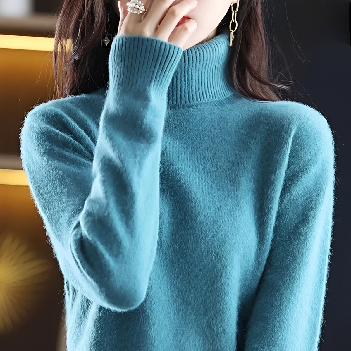 Letizia - Cozy turtleneck sweater