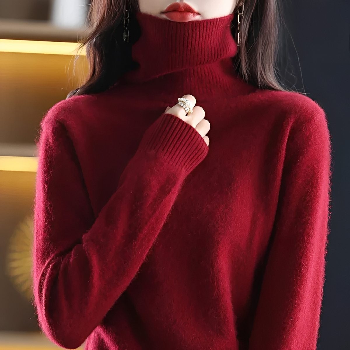 Letizia - Cozy turtleneck sweater