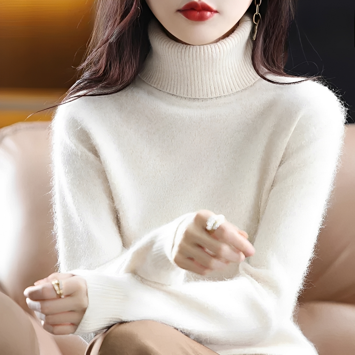 Letizia - Cozy turtleneck sweater