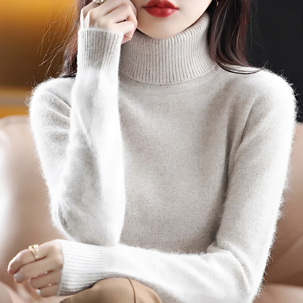 Letizia - Cozy turtleneck sweater