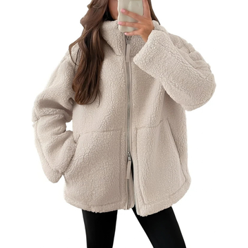 Rowena - Trendy and snug jacket with zipper