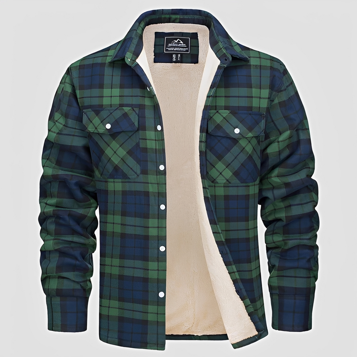 Marlon - Sturdy winter checkered shirt