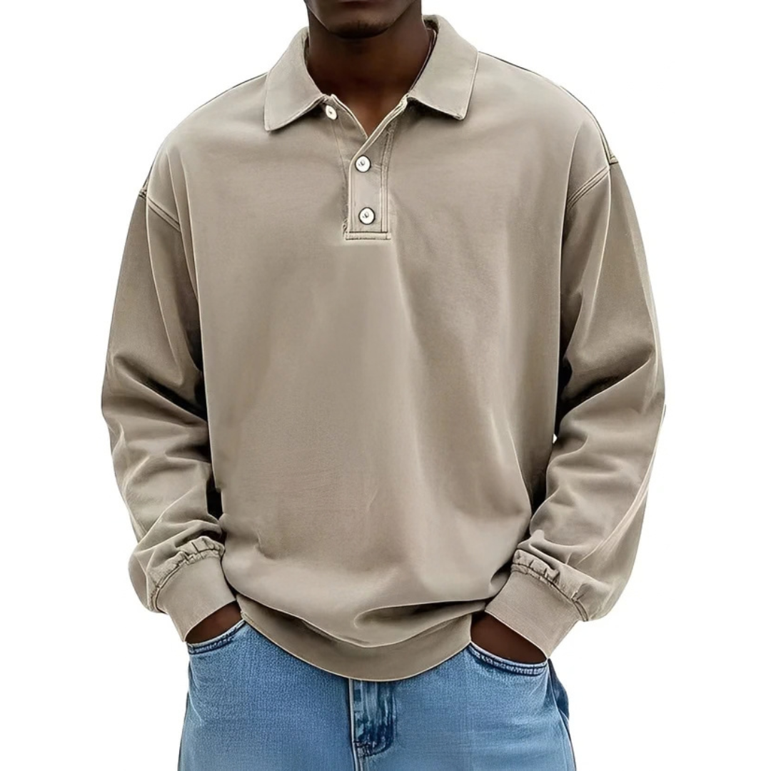 Clayton - Classic and comfortable long-sleeve shirt
