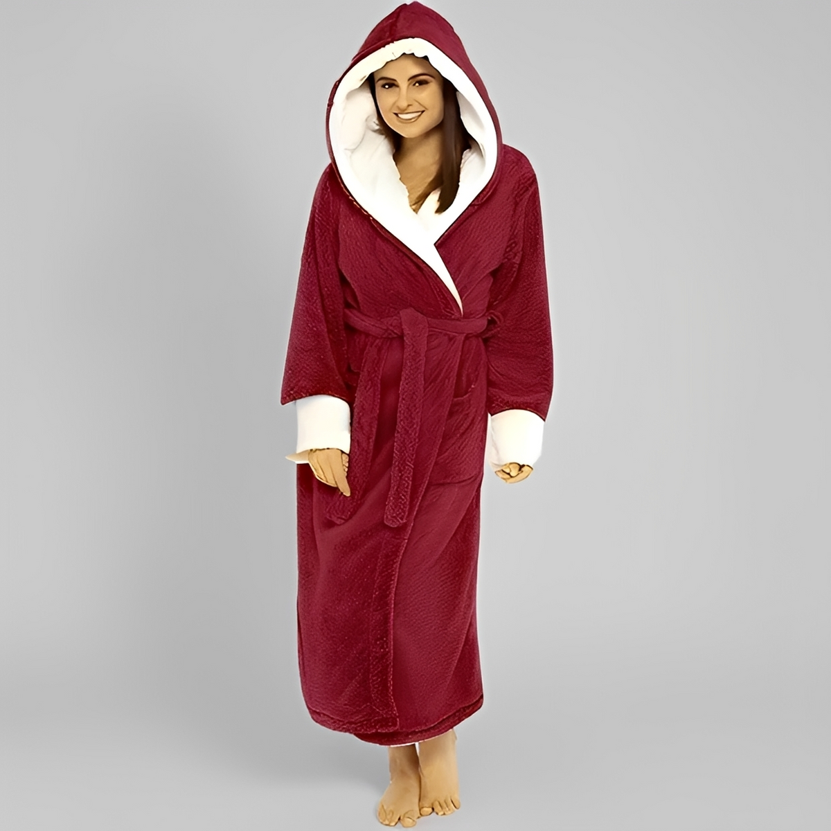 Carleta - Warm and fashionable hooded robe