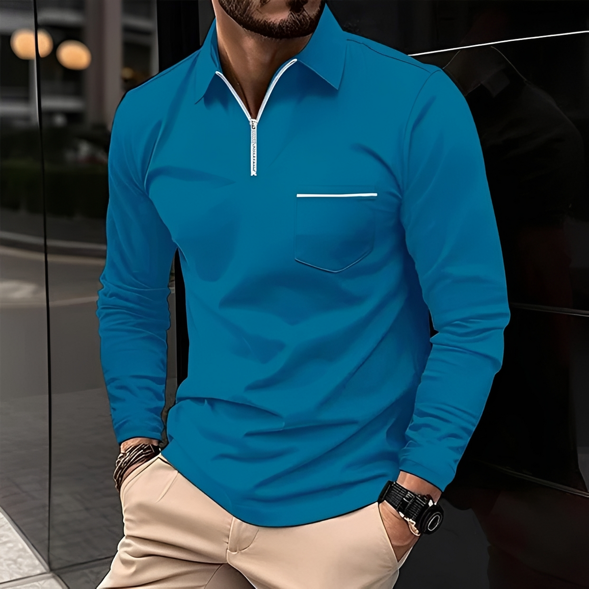 Romeo - Classic and comfortable long-sleeved shirt