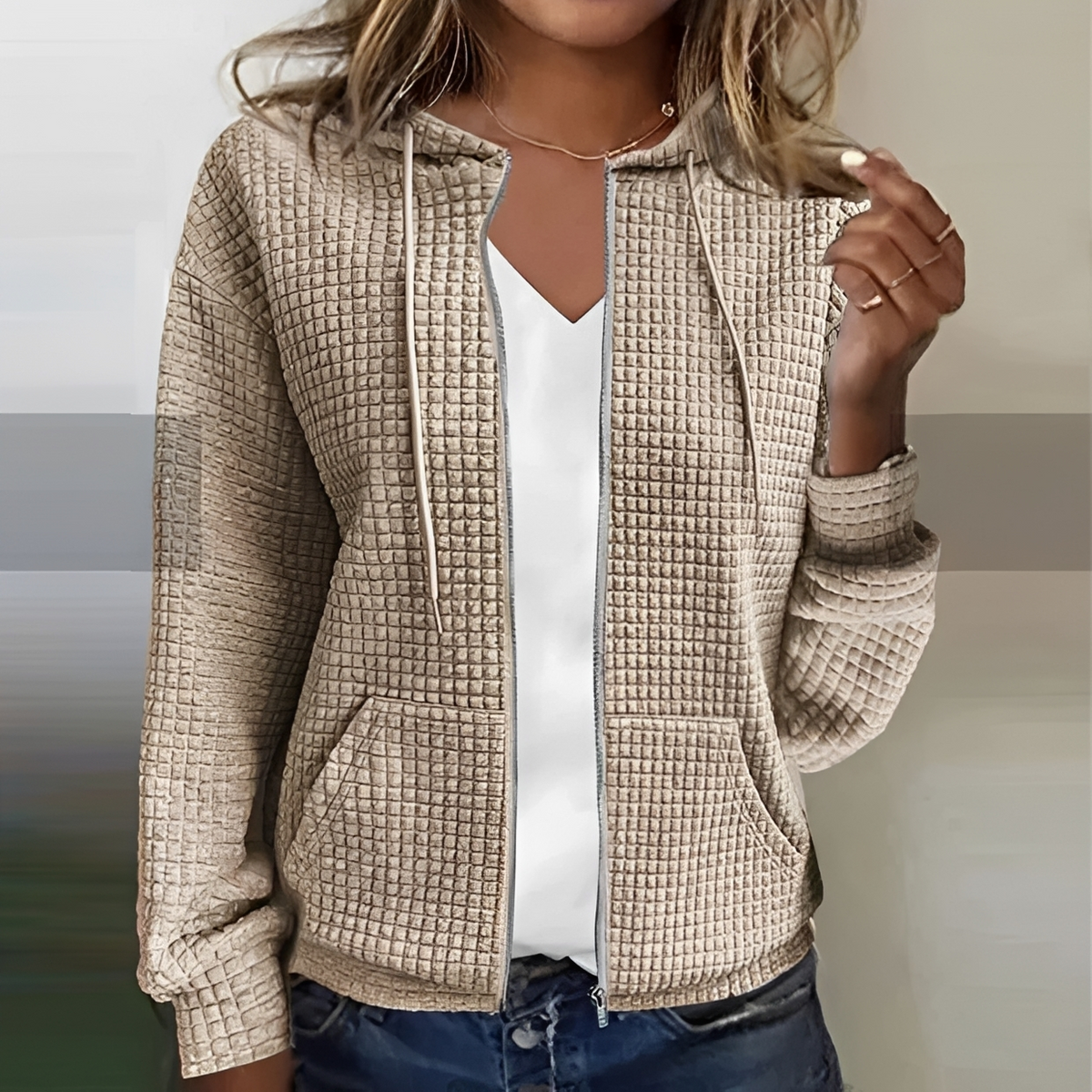 Kristel - Elegant jacket with zipper