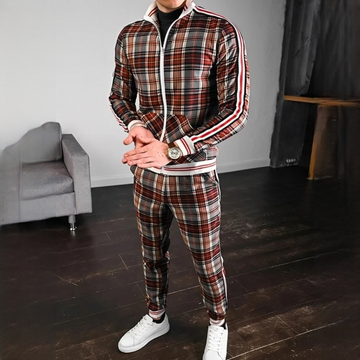 Neal - Trendy set of checkered trousers