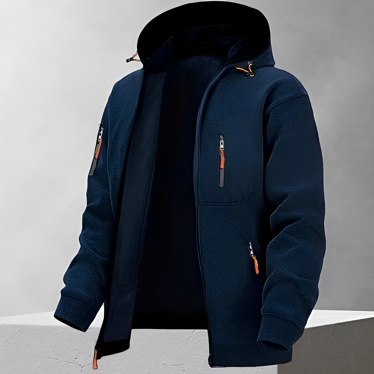 Simon - Robust and comfortable jacket with hood