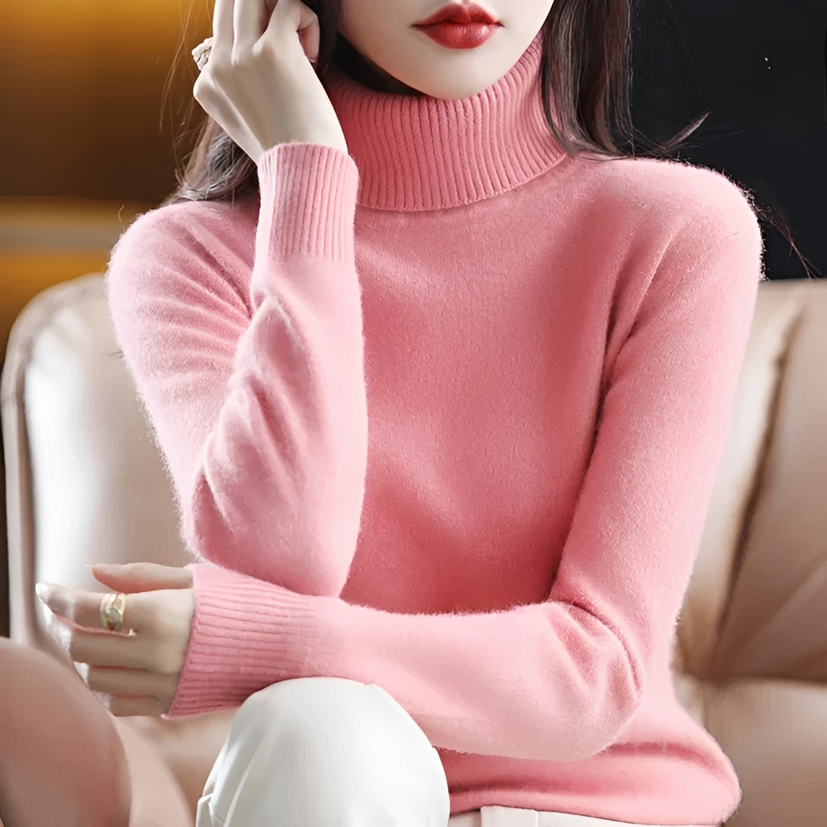 Letizia - Cozy turtleneck sweater