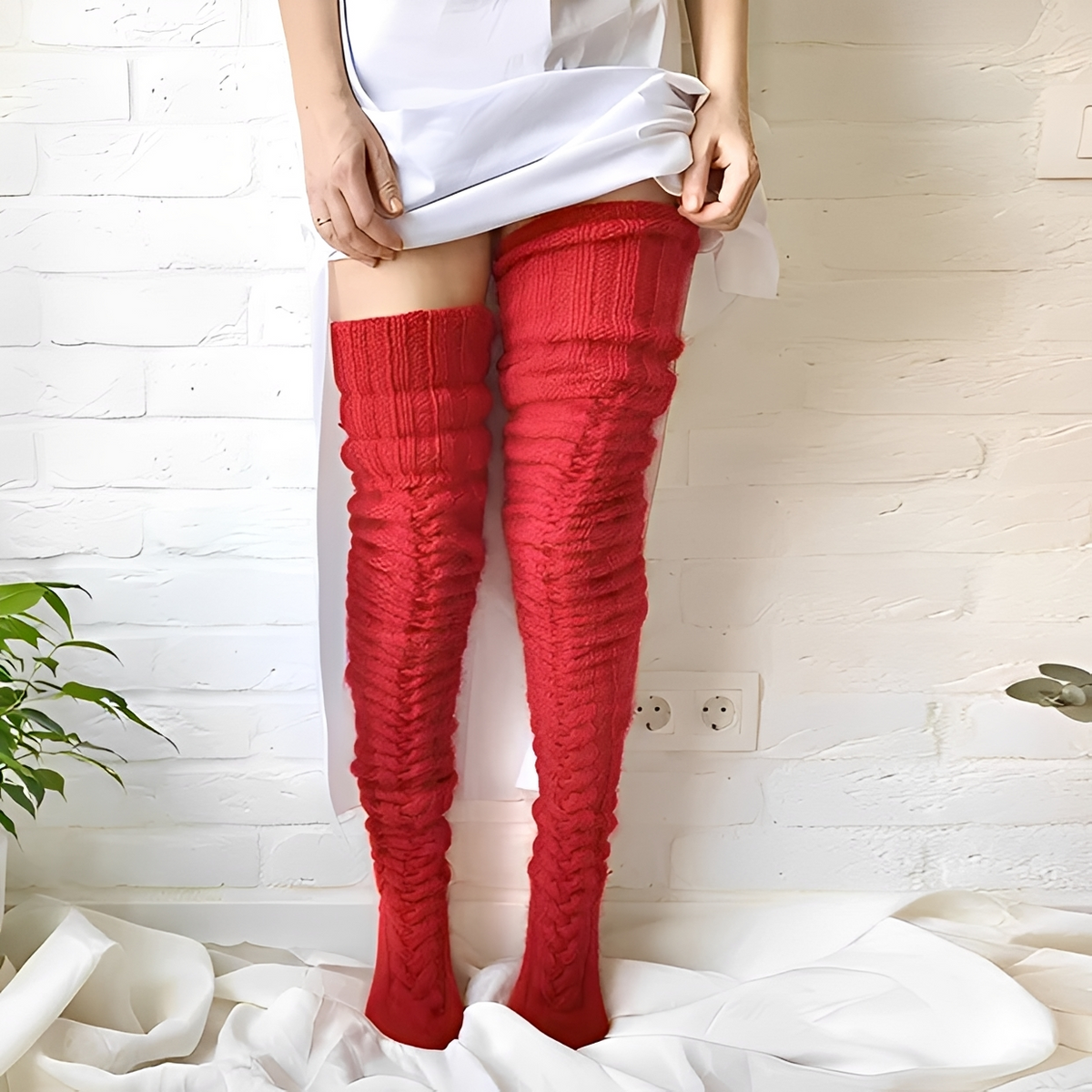 Hailee - Comfortable and warm knee-high socks