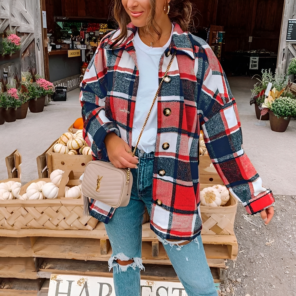 Anna - Trendy and comfortable oversized shirt