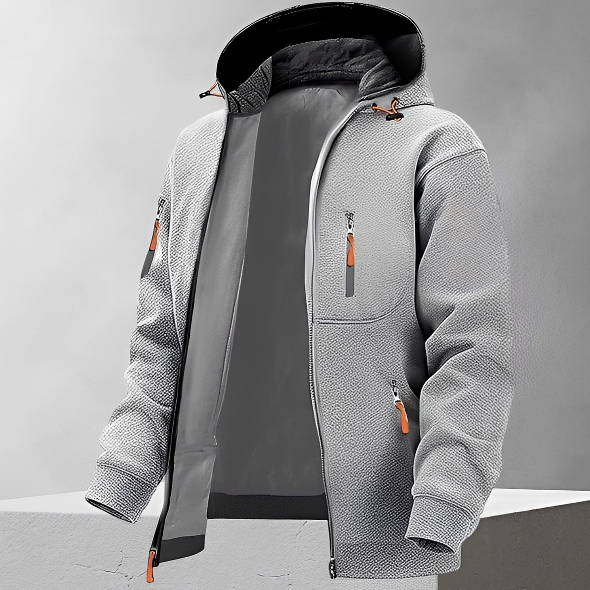 Simon - Robust and comfortable jacket with hood