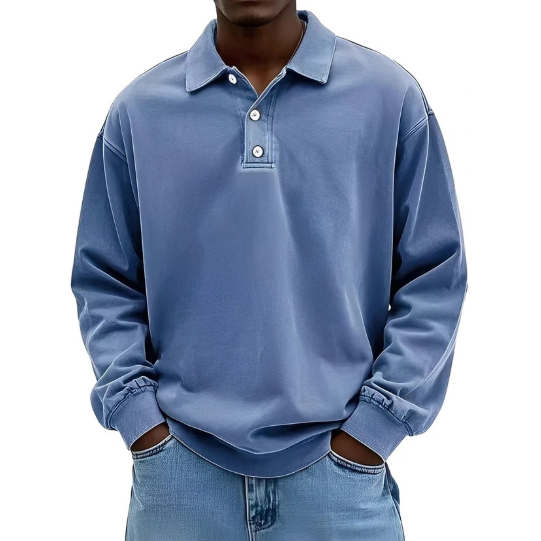 Clayton - Classic and comfortable long-sleeve shirt