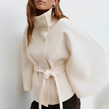 Loraine - Chic and comfy coat with belt