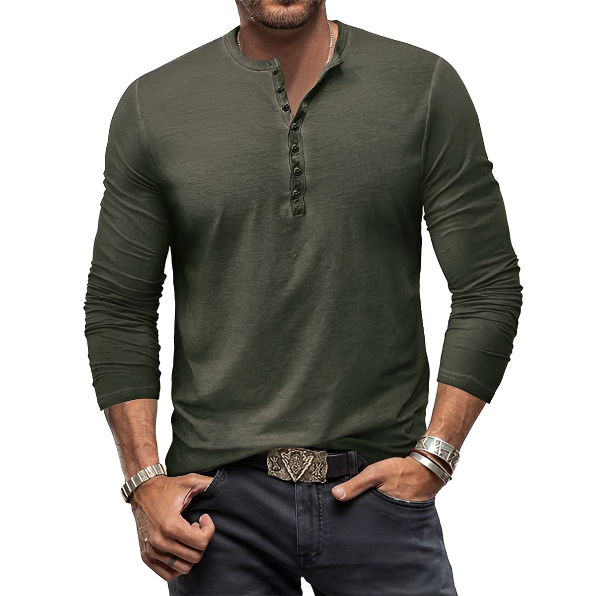 Clifford - Classic shirt with button closure