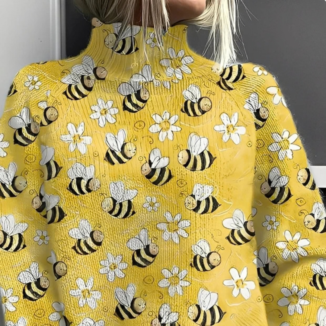 Amy - Trendy and refined turtleneck sweater