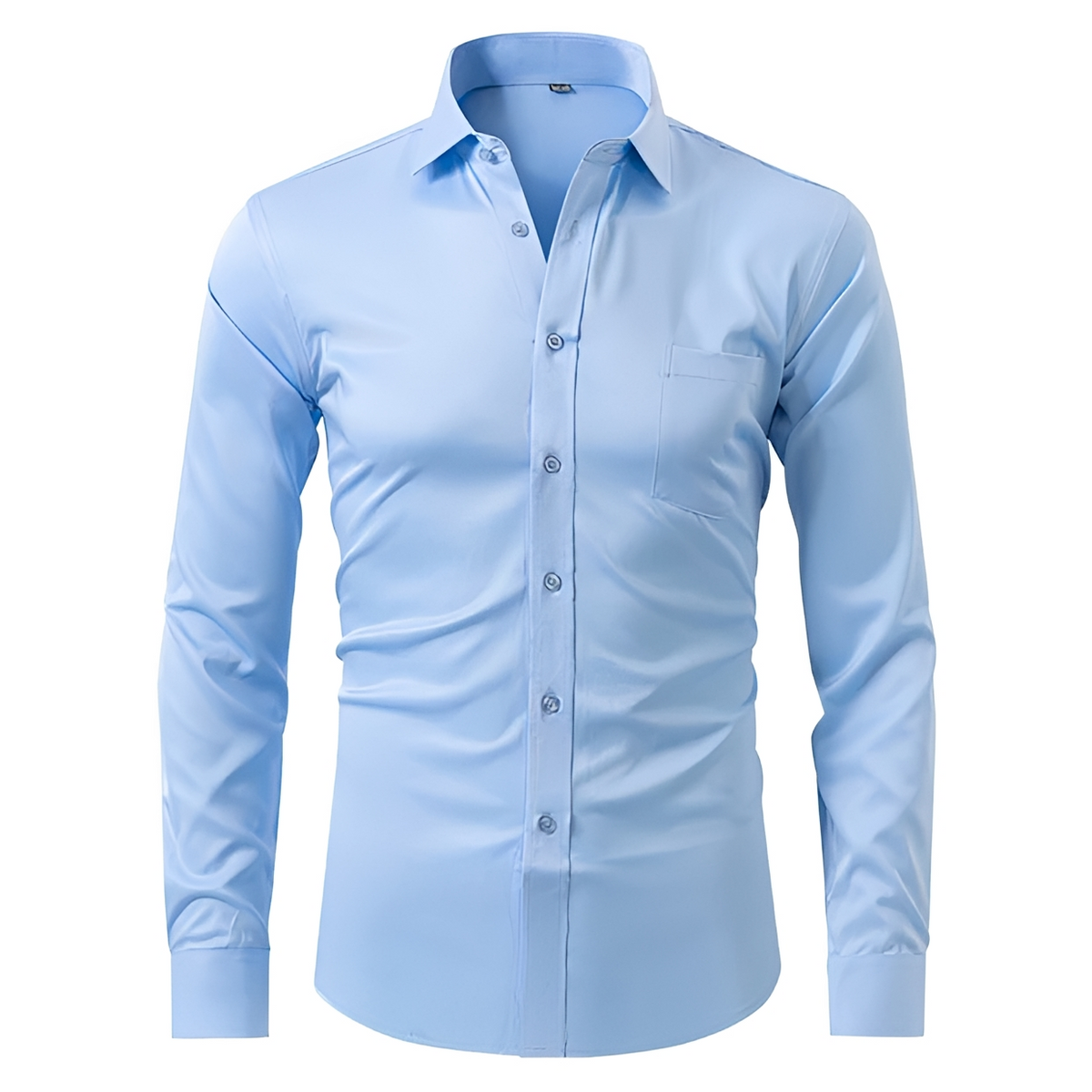 Lars - Long-sleeve shirt with stretch fabric