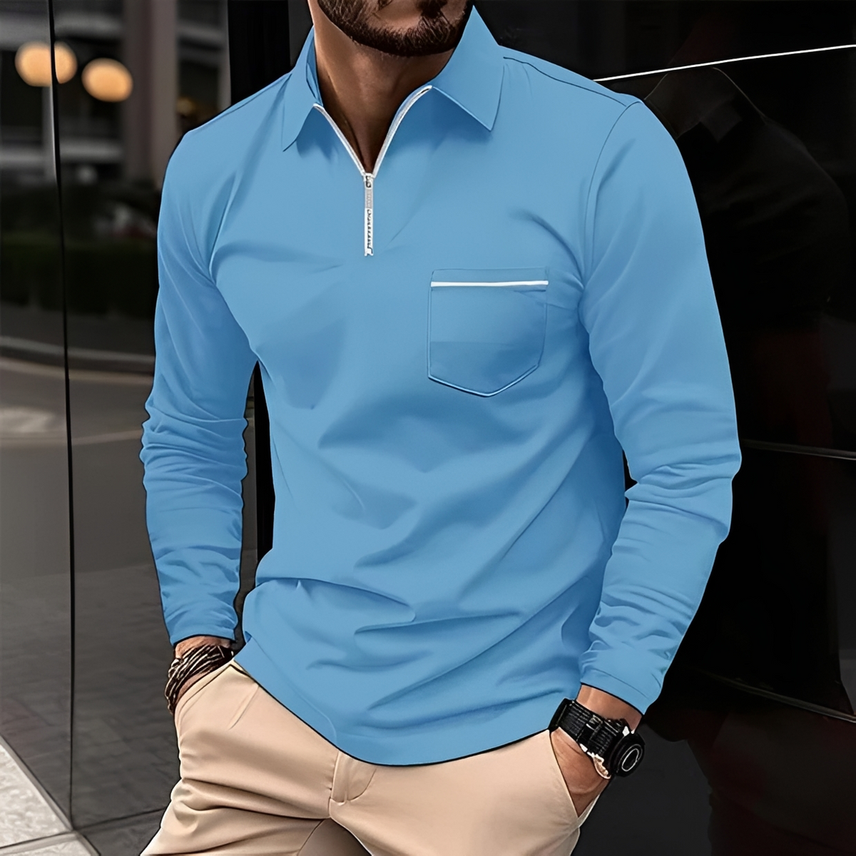 Romeo - Classic and comfortable long-sleeved shirt