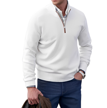 Gabriel - Cozy and comfortable sweater with zipper collar