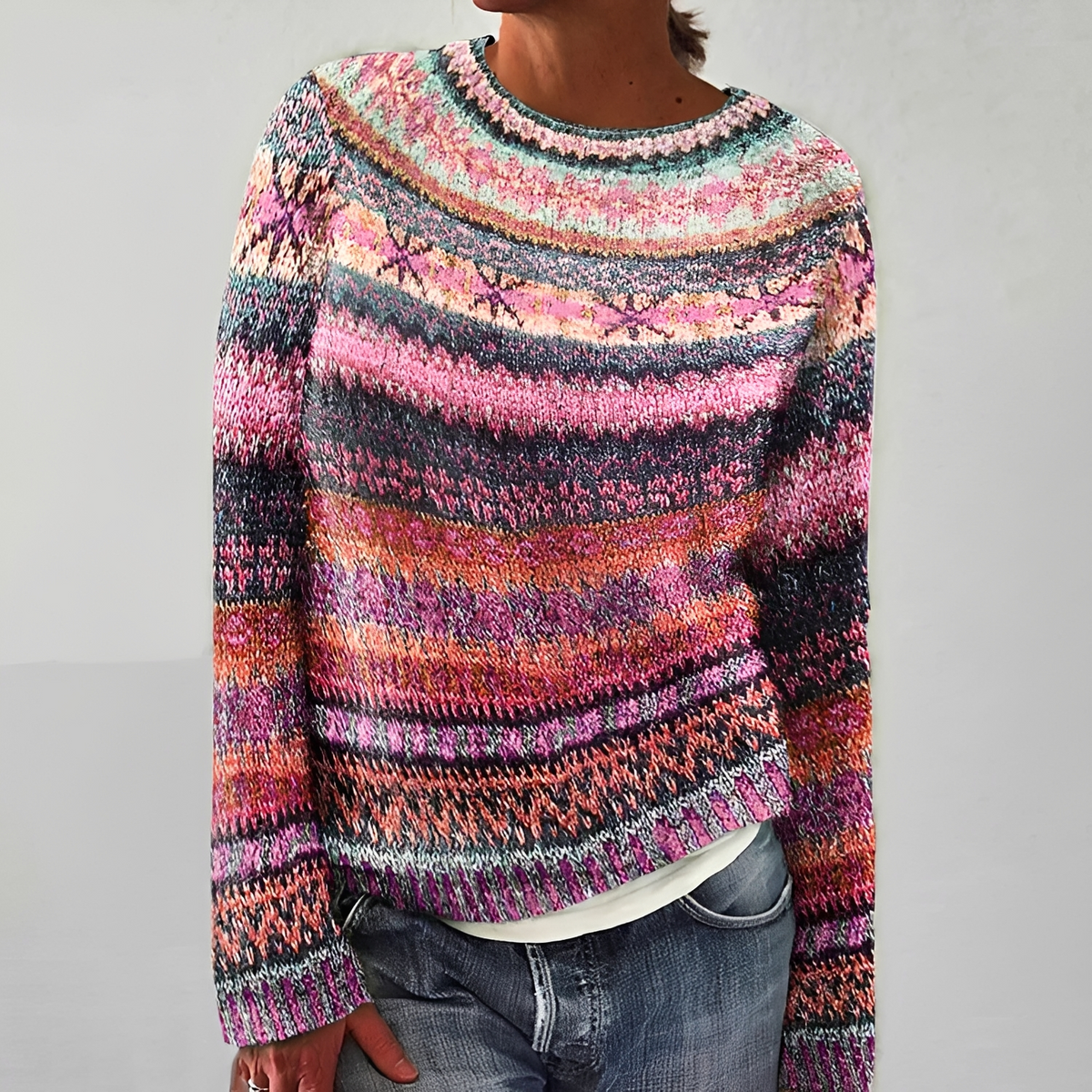 Olivia - Cozy striped sweater