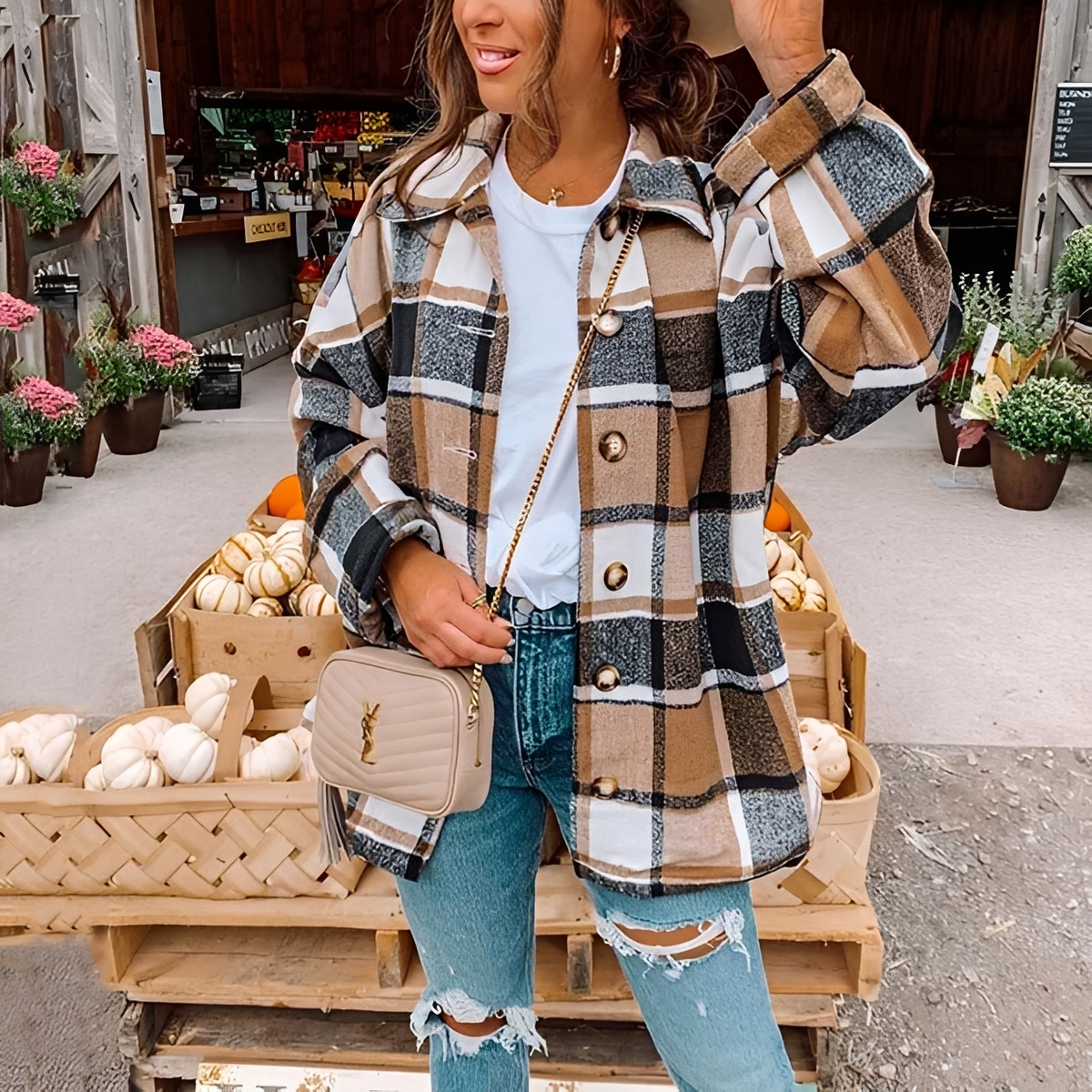 Anna - Trendy and comfortable oversized shirt