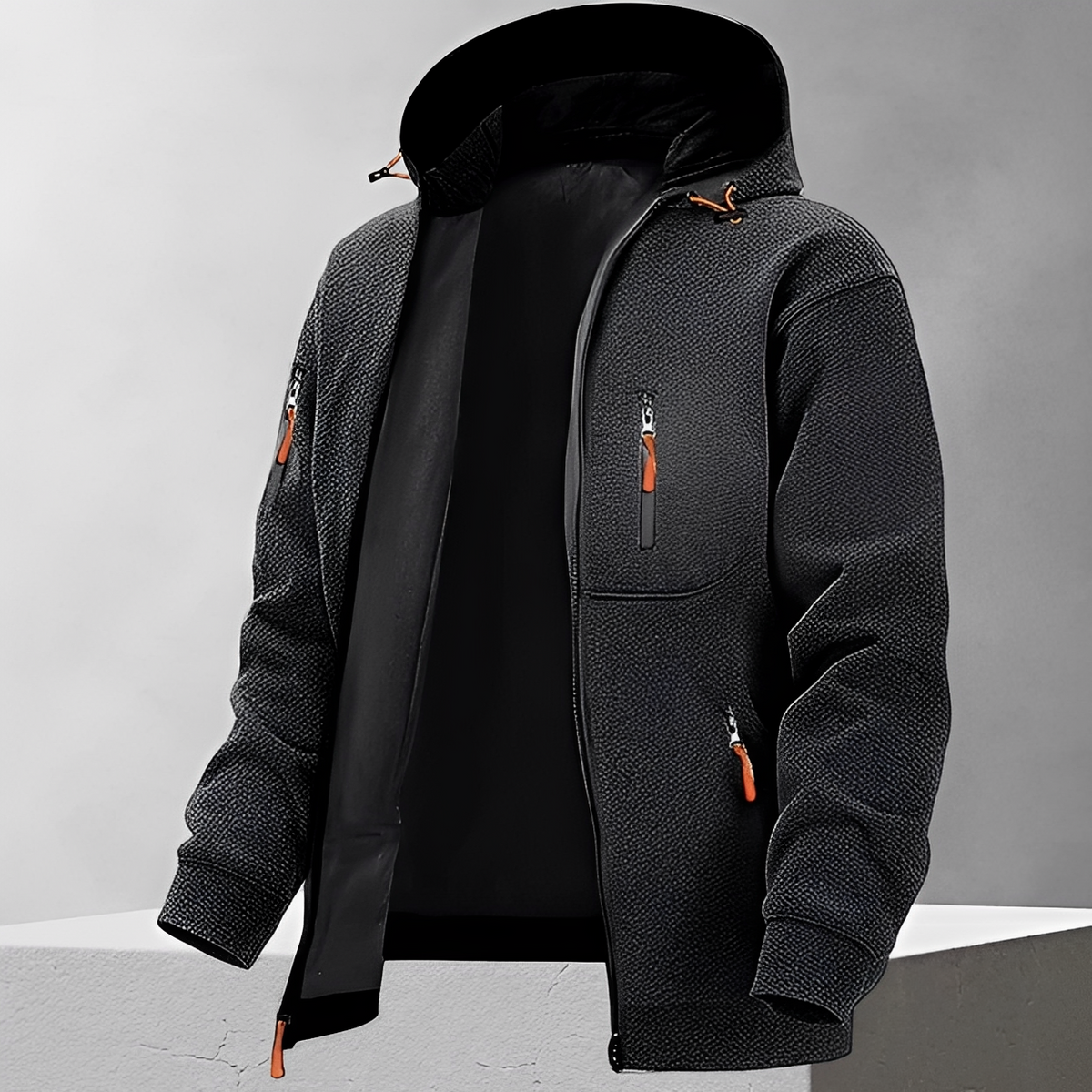 Simon - Robust and comfortable jacket with hood