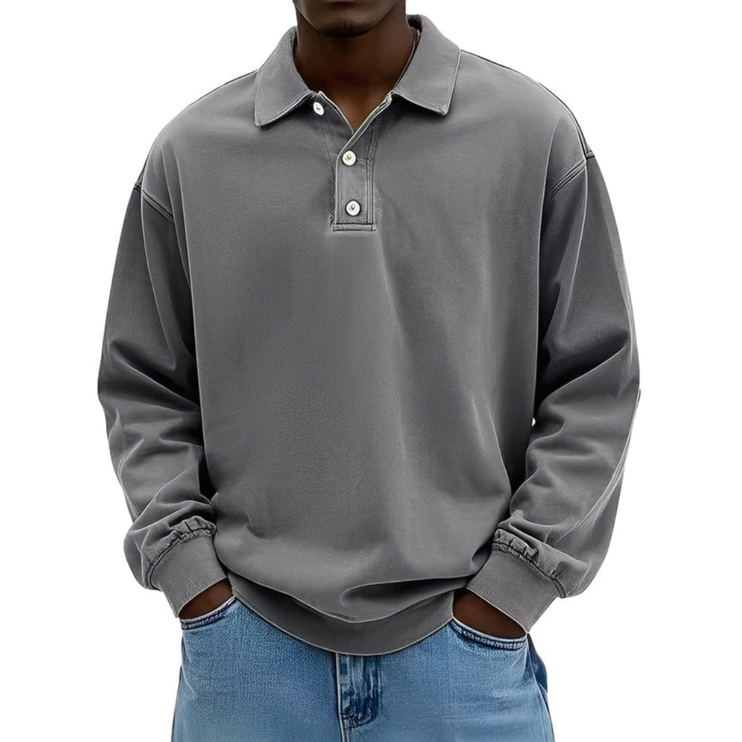 Clayton - Classic and comfortable long-sleeve shirt