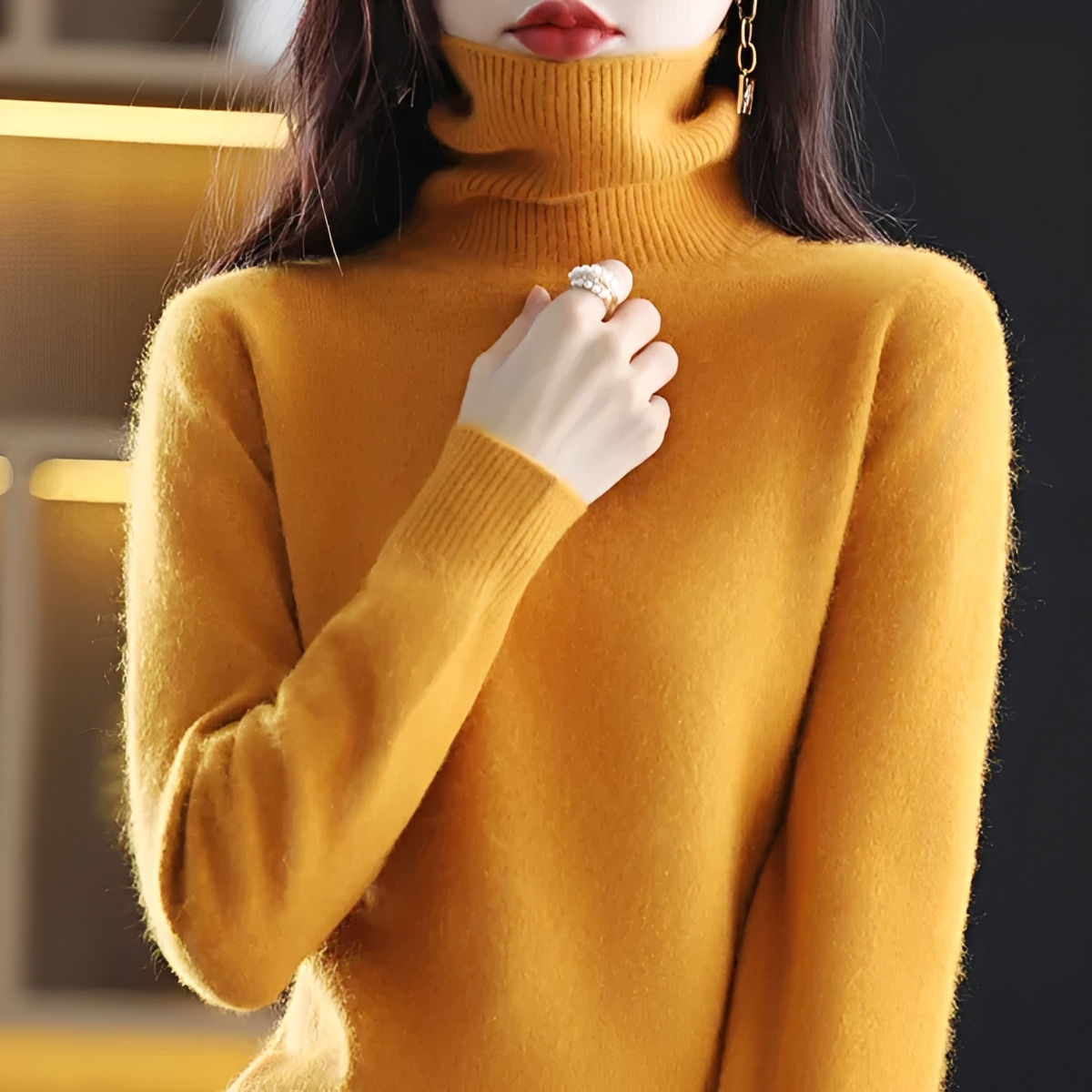 Letizia - Cozy turtleneck sweater