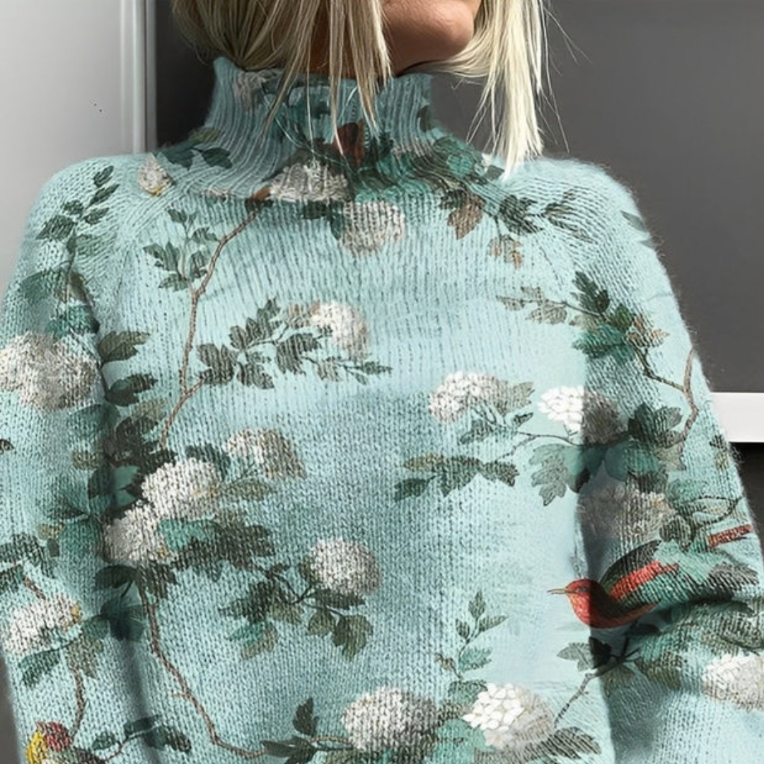 Amy - Trendy and refined turtleneck sweater