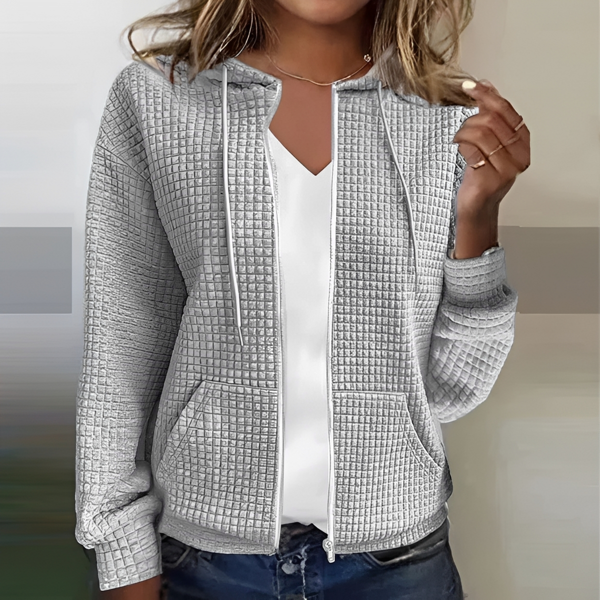 Kristel - Elegant jacket with zipper