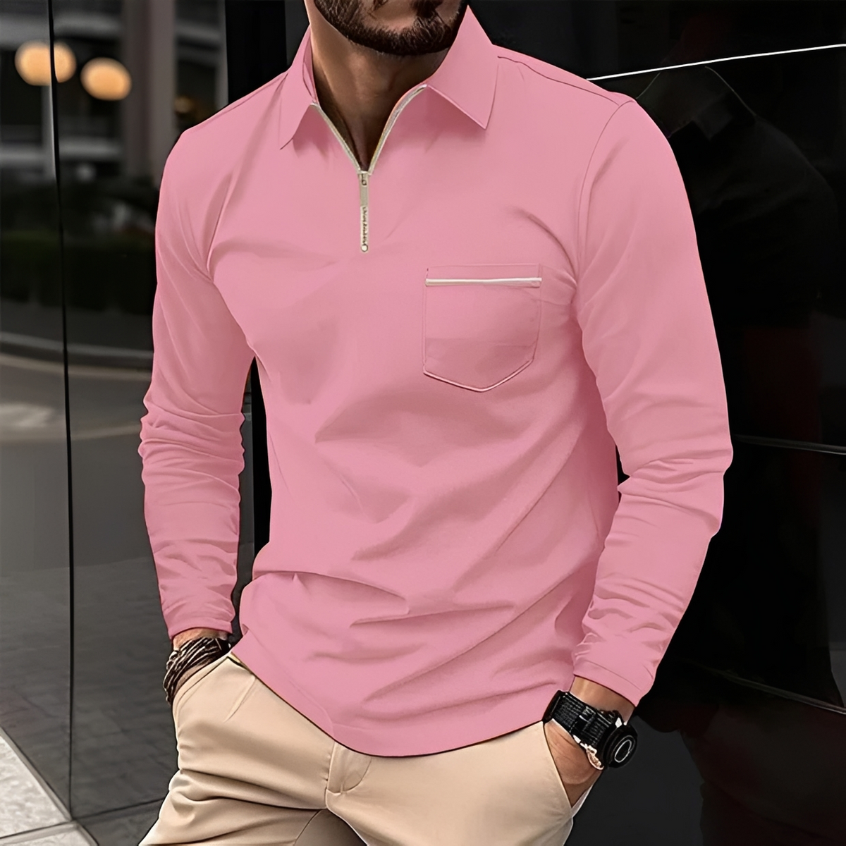Romeo - Classic and comfortable long-sleeved shirt