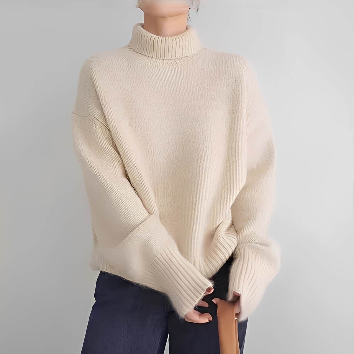 Clémentine - Comfortable turtleneck sweater