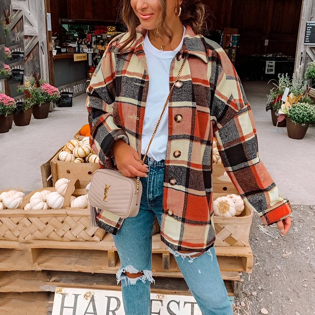 Anna - Trendy and comfortable oversized shirt
