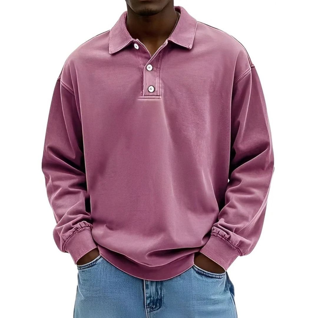 Clayton - Classic and comfortable long-sleeve shirt