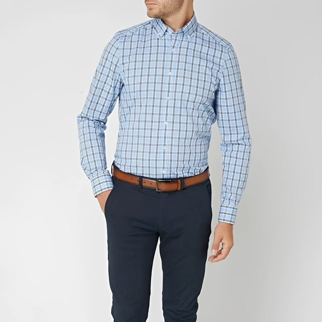 Louis - Casual checkered shirt
