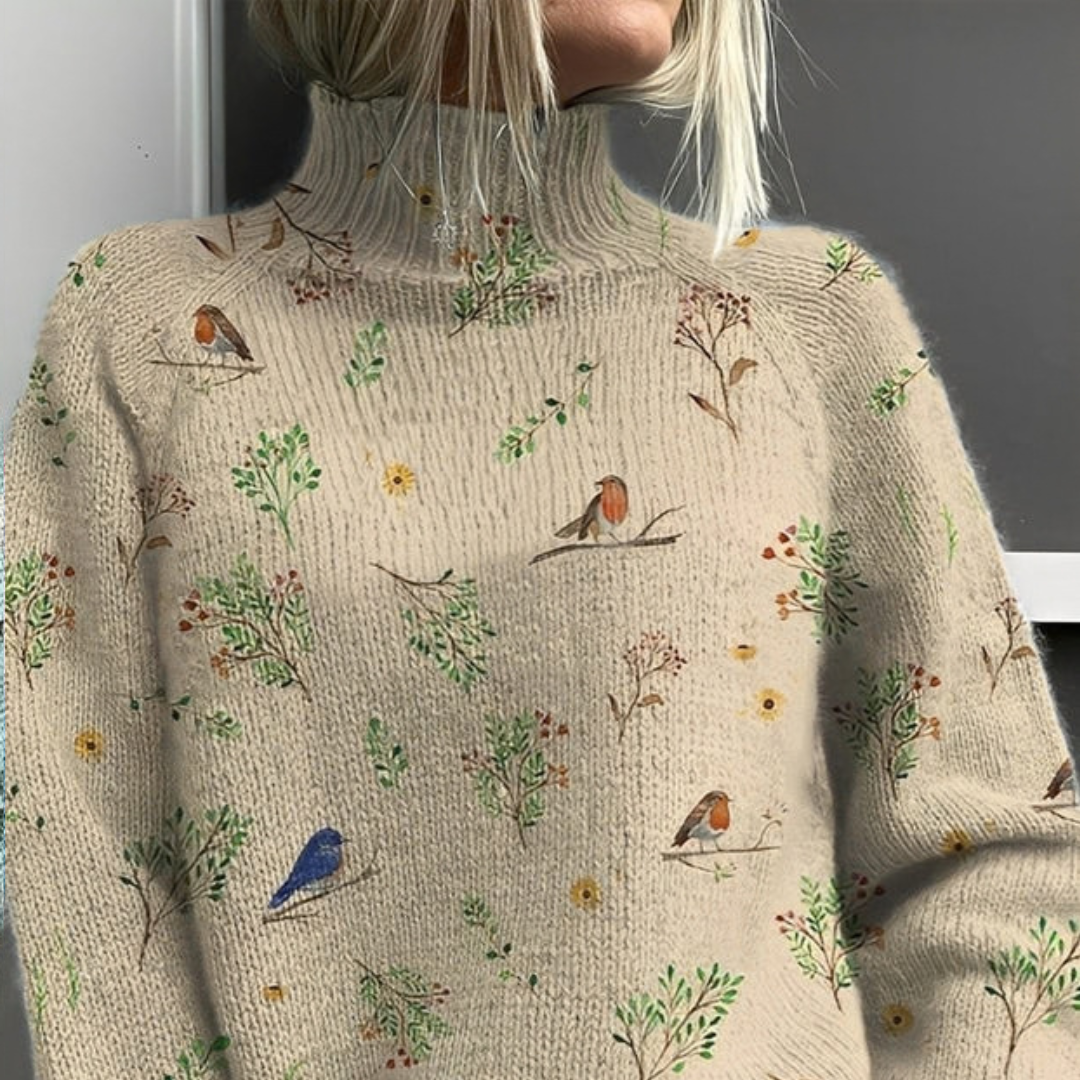 Amy - Trendy and refined turtleneck sweater