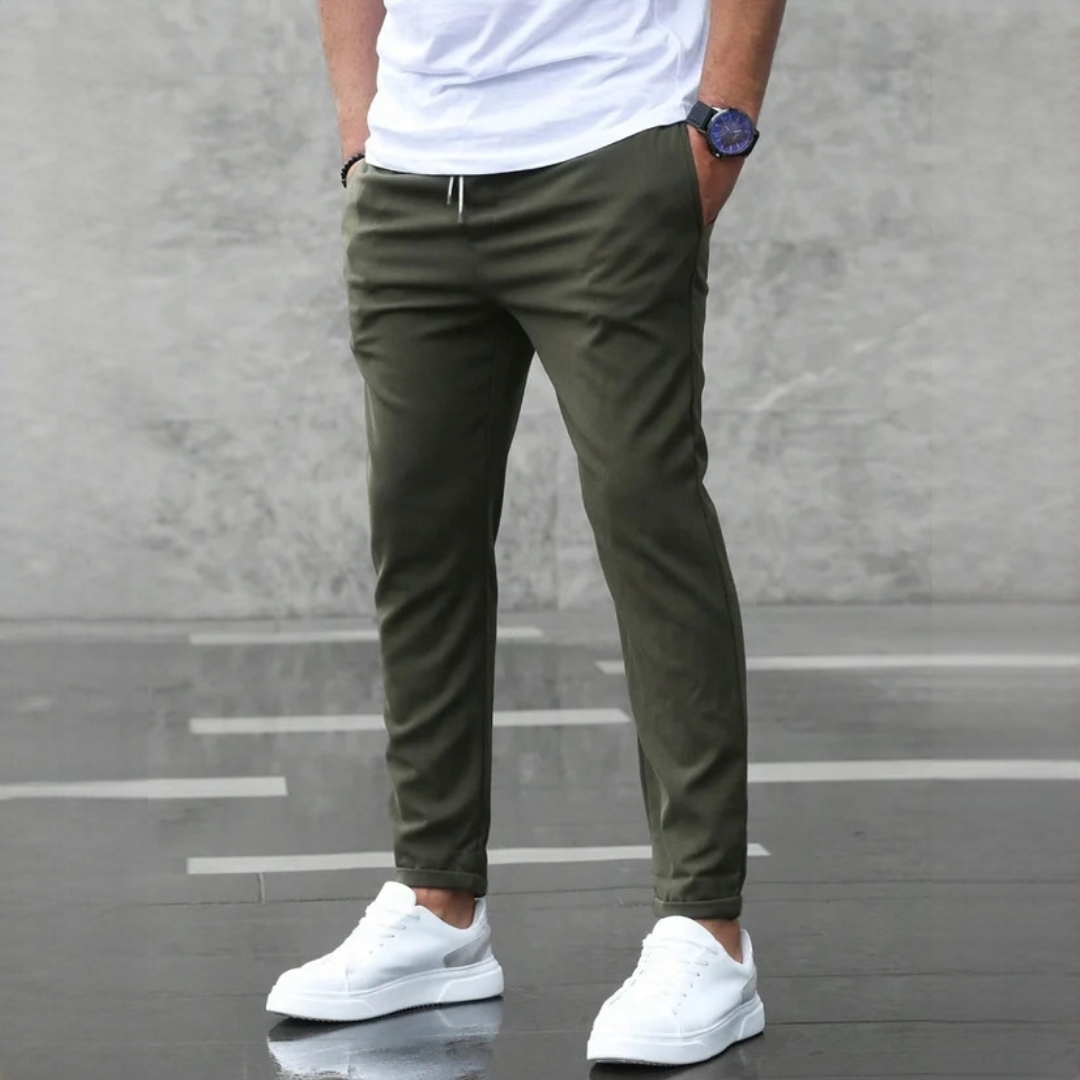 Nico - Robust slim-fit pants