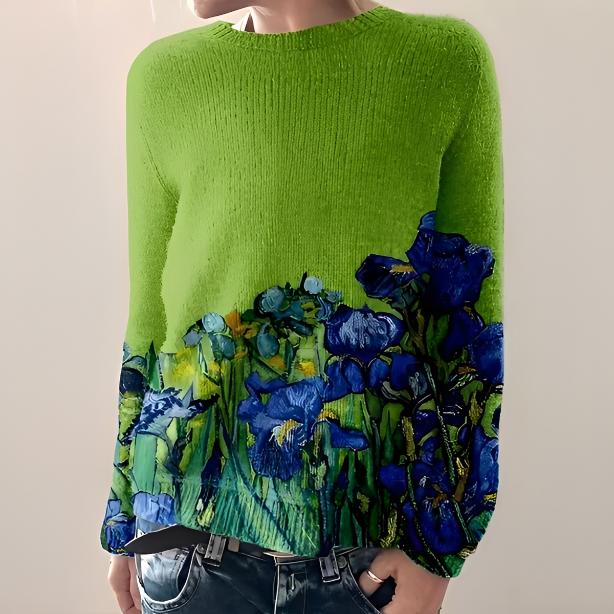 Liliane - Stylish sweater with crew neck