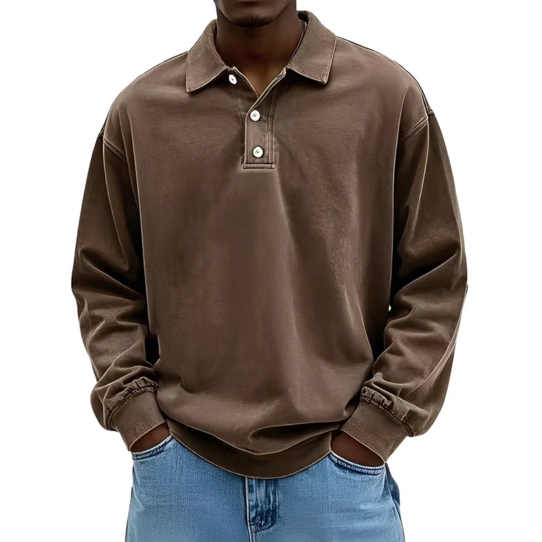 Clayton - Classic and comfortable long-sleeve shirt