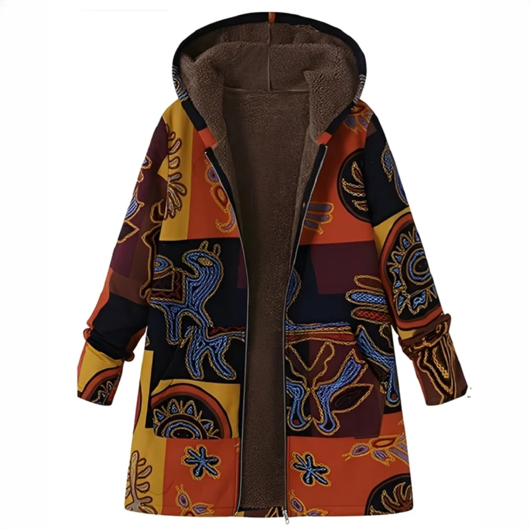 Jaslene - Classic and warm hooded jacket