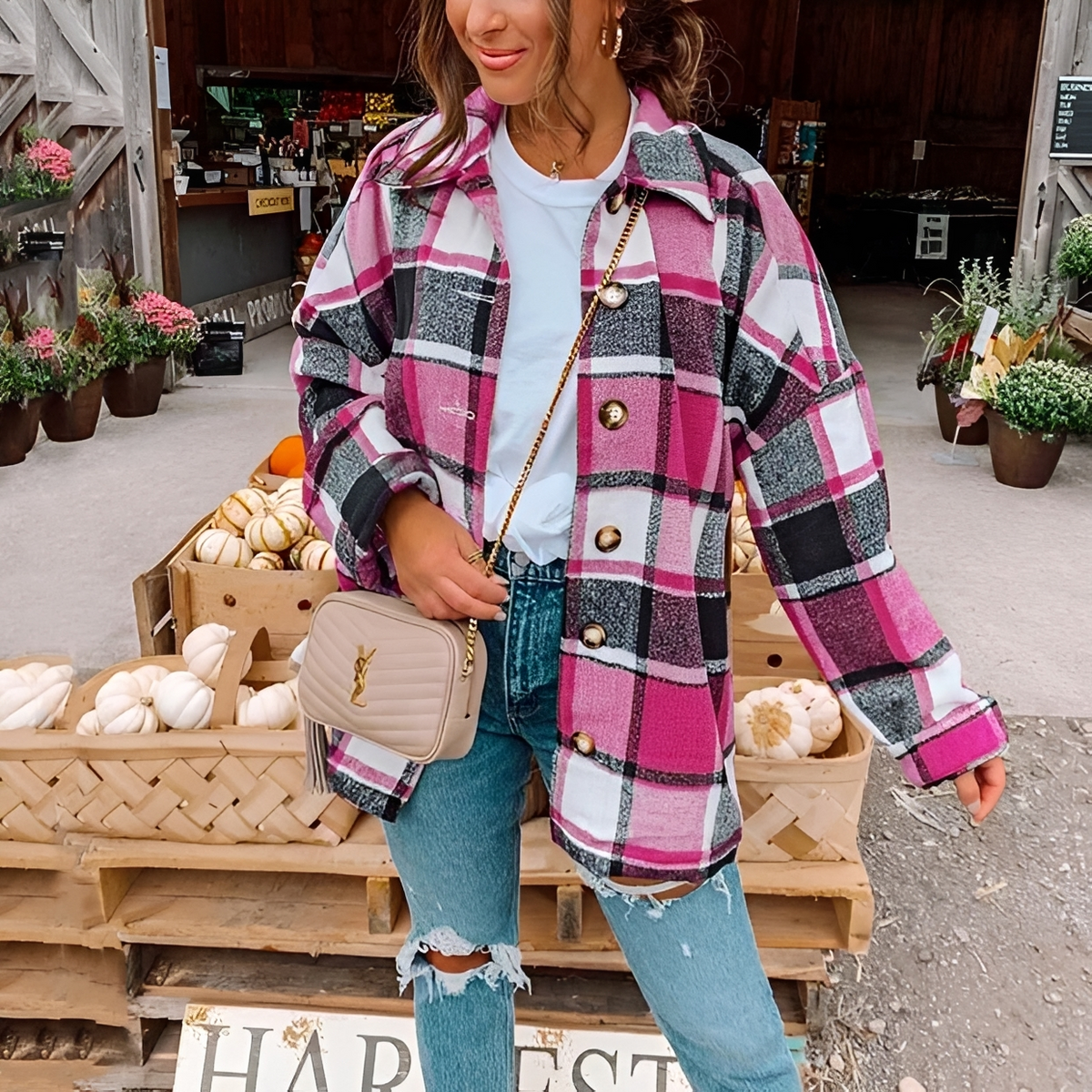Anna - Trendy and comfortable oversized shirt