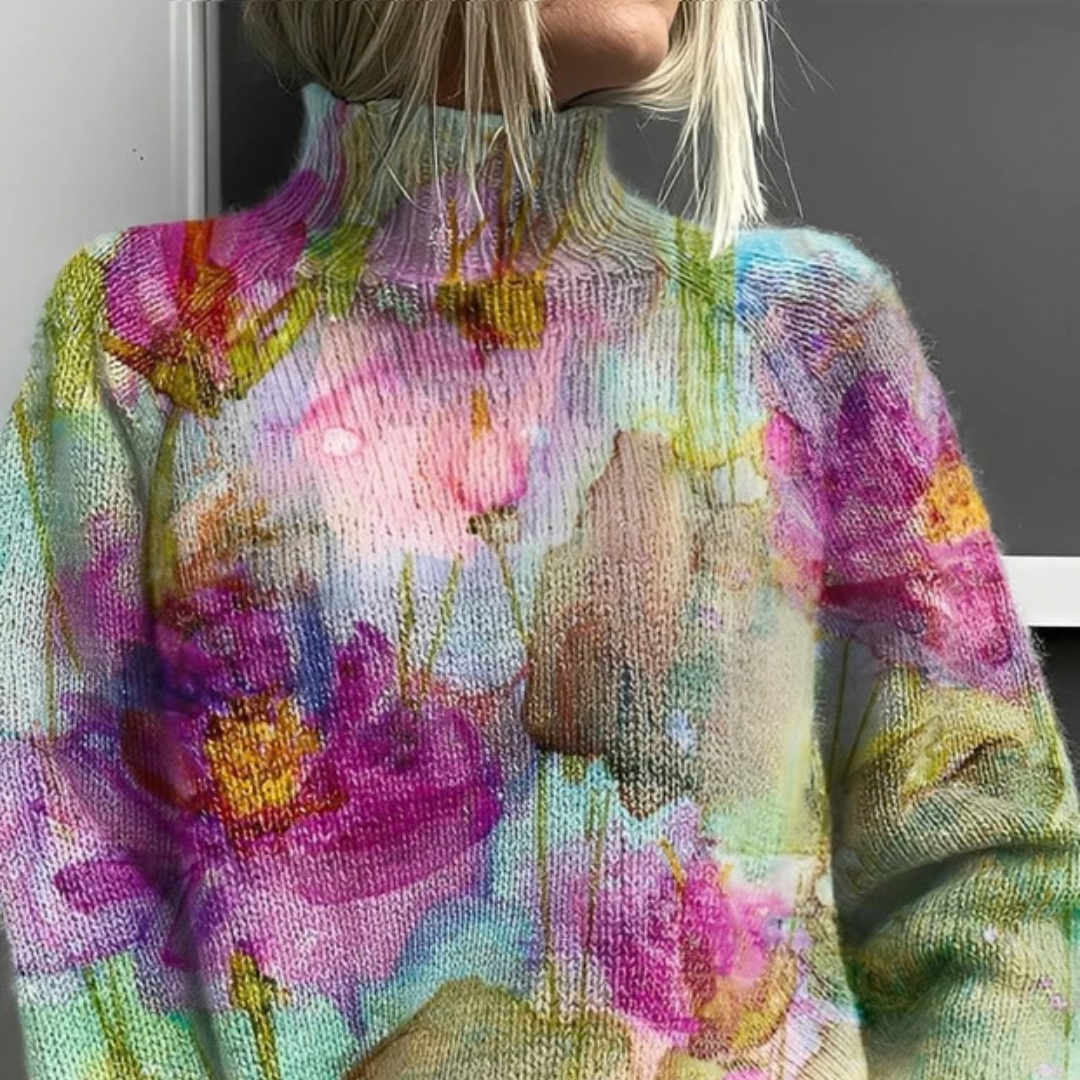 Amy - Trendy and refined turtleneck sweater