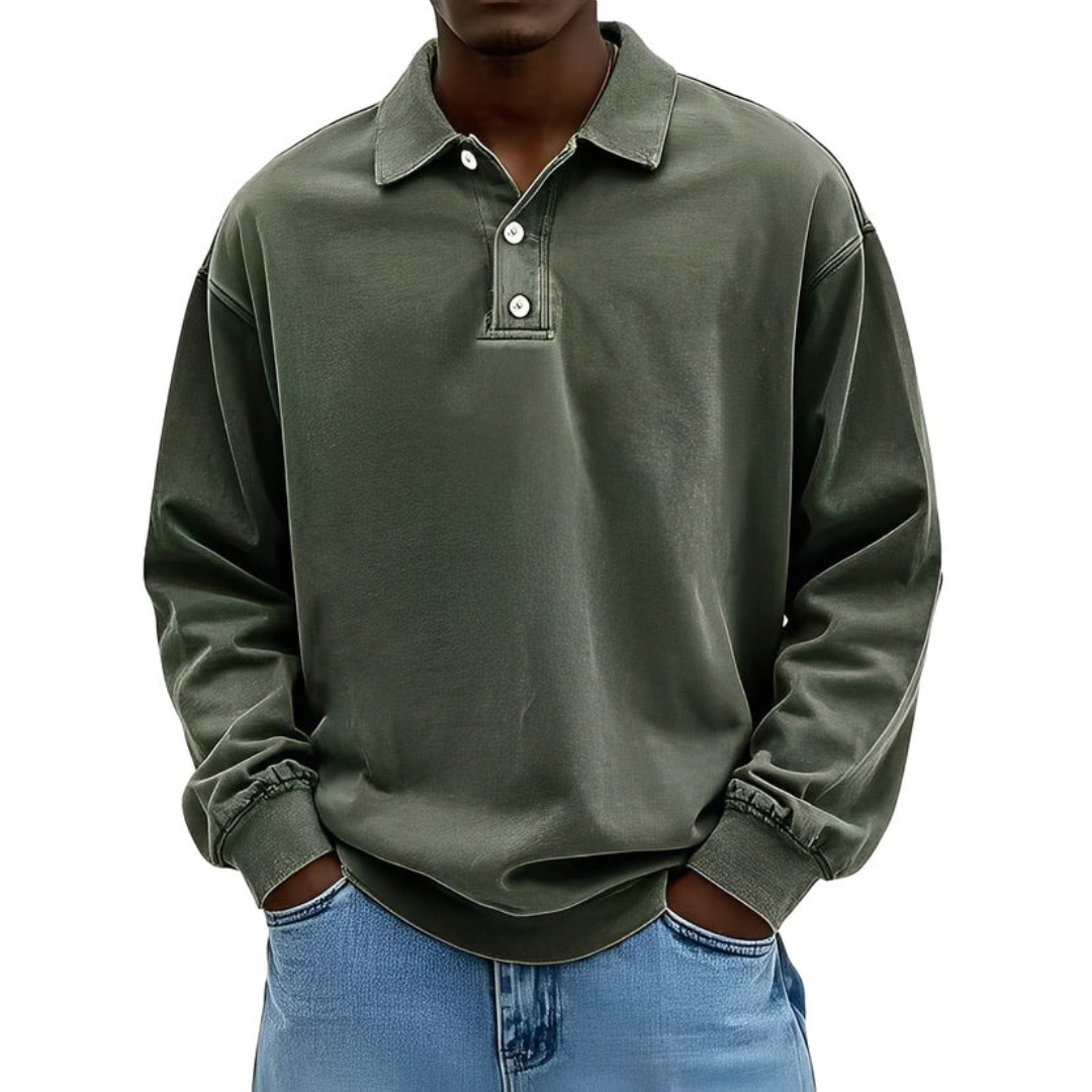 Clayton - Classic and comfortable long-sleeve shirt
