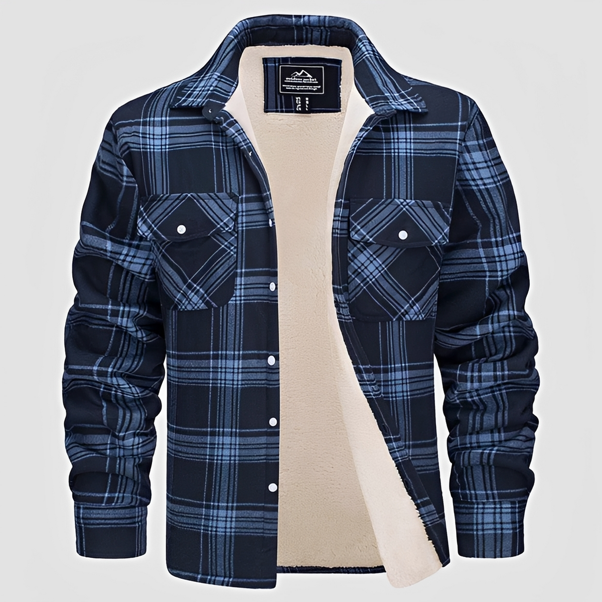 Marlon - Sturdy winter checkered shirt