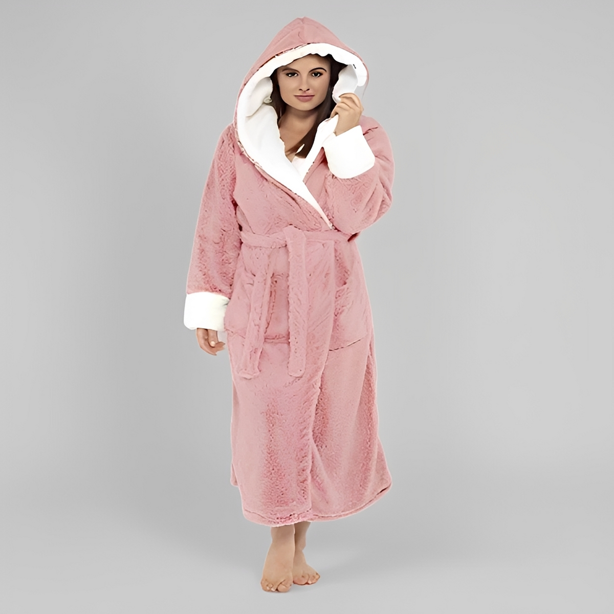 Carleta - Warm and fashionable hooded robe