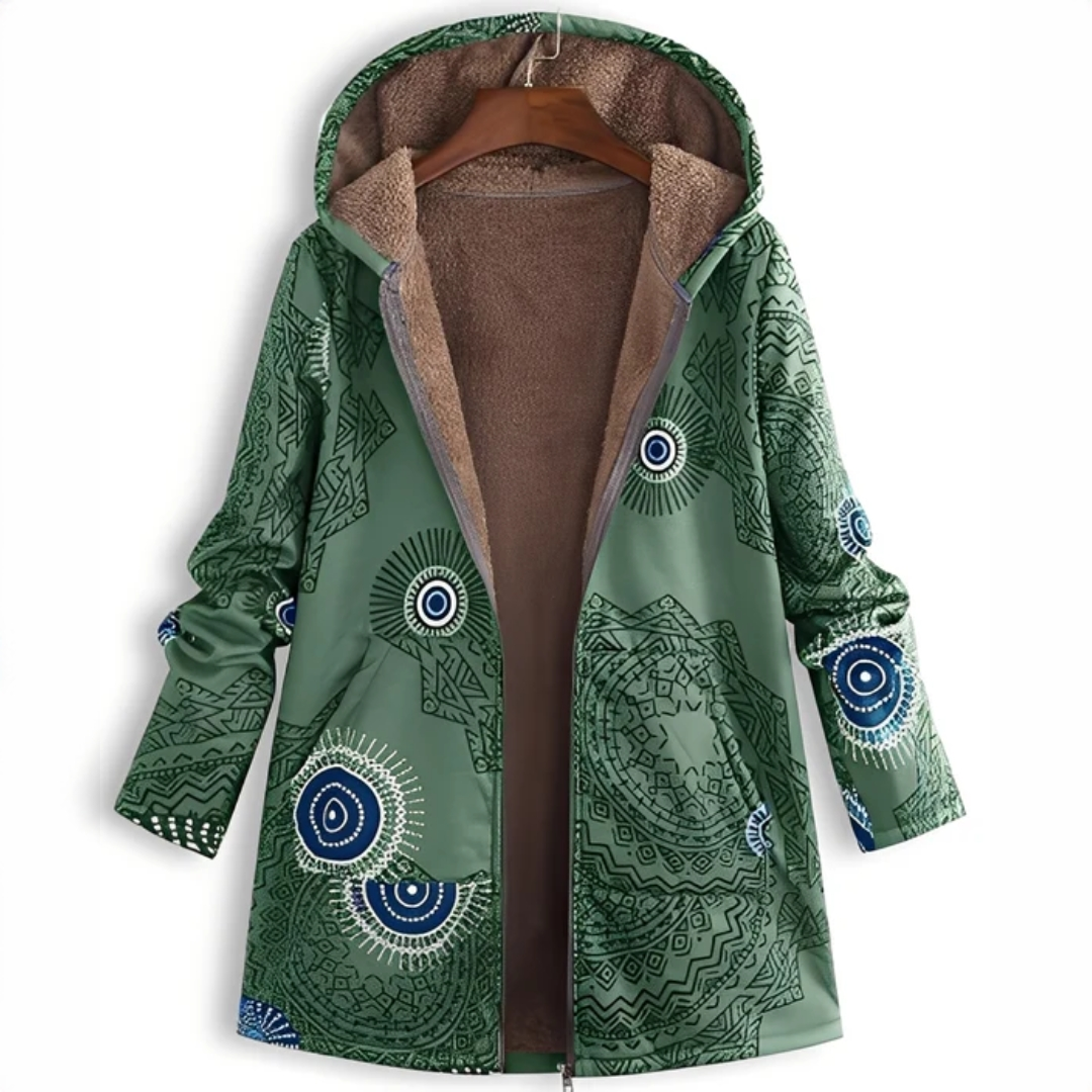 Jaslene - Classic and warm hooded jacket